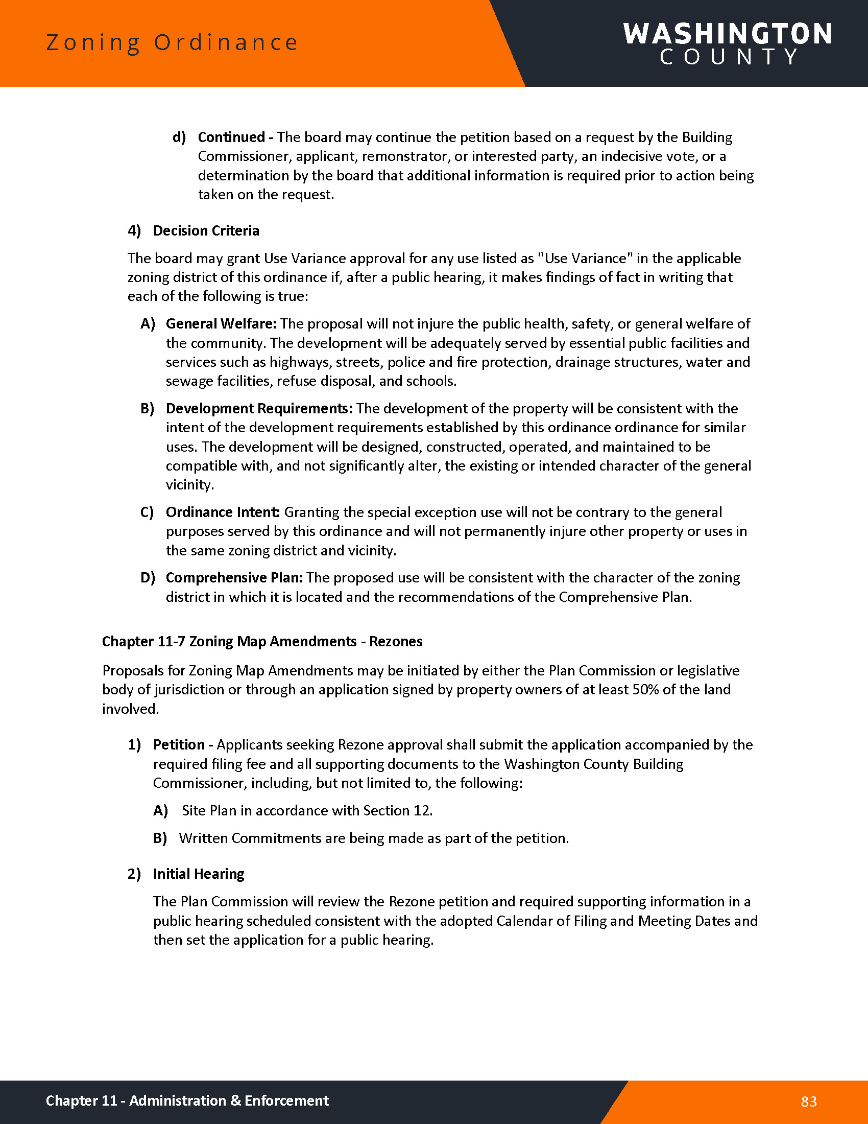 Washington County Zoning Ordinance1 12 25 Page 088